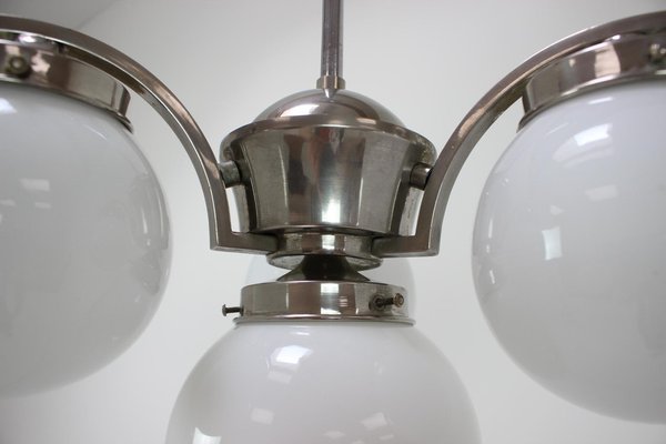 Art Deco Pendant Lamp, Czechoslovakia, 1930s-TZ-1326542