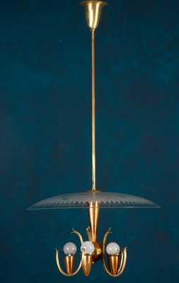 Art Deco Pendant Lamp in the Style of Pietro Chiesa for Fontana Arte, Italy, 1940s-MBH-1060749