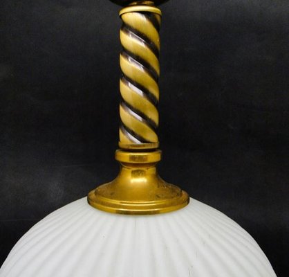 Art Deco Pendant Lamp, Poland, 1950s-BKO-1417510