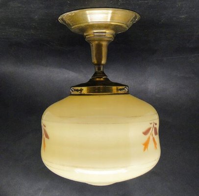 Art Deco Pendant Lamp, Poland, 1950s-BKO-1417654