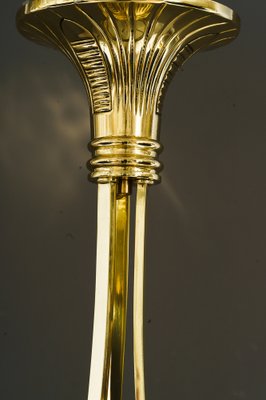 Art Deco Pendant Light with Palme Koenig Opaline Glass Shade, Vienna, 1920s-SPD-1751157