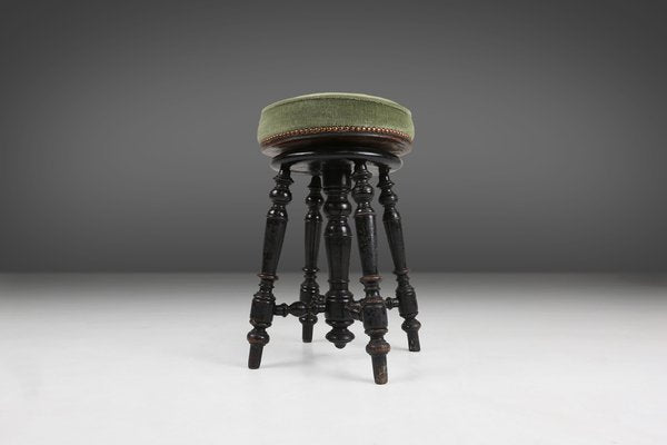 Art Deco Piano Stool, 1930s-YSY-1797369