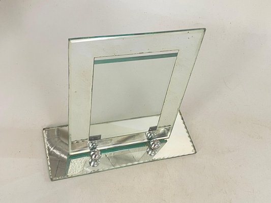 Art Deco Picture Frame Saint Gobain Bevelded Mirror, France 1935-UR-1724384