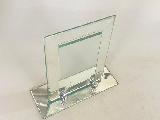 Art Deco Picture Frame Saint Gobain Bevelded Mirror, France 1935-UR-1724384