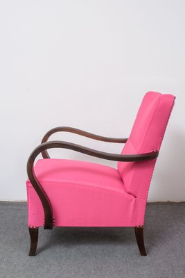 Art Deco Pink Armchairs, 1920s, Set of 2-OXJ-823966