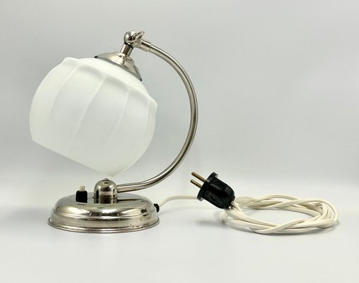 Art Deco Polish Bedside Table Lamp, 1950s-ZCY-1737468