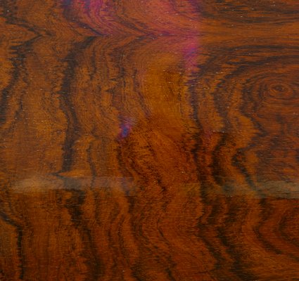 Art Deco Polish Rosewood Veneer Desk, 1930s-FSD-565534