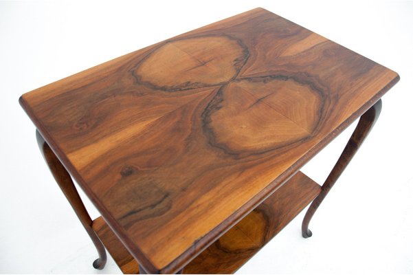 Art Deco Polish Walnut Table, 1960s-BXB-1169631