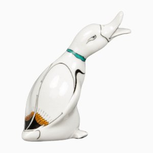 Art Deco Porcelain Duck, Taiwan, 1970s-VLO-1173601