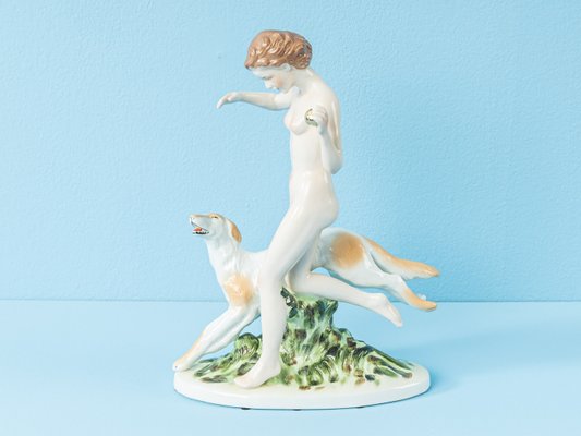 Art Deco Porcelain Figure, 1930s-GPP-787171