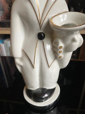 Art Deco Porcelain Figure Clown from Robj, France, 1920s-XHV-2036166