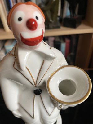 Art Deco Porcelain Figure Clown from Robj, France, 1920s-XHV-2036166