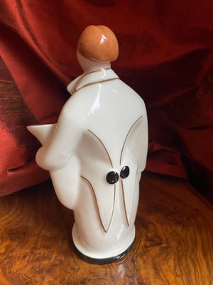 Art Deco Porcelain Figure Clown from Robj, France, 1920s-XHV-2036166