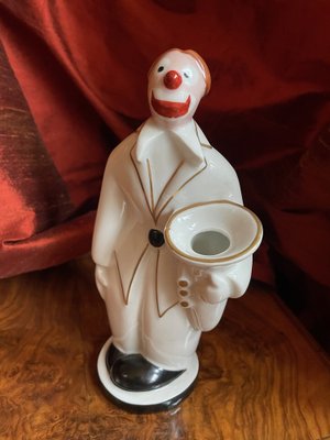 Art Deco Porcelain Figure Clown from Robj, France, 1920s-XHV-2036166