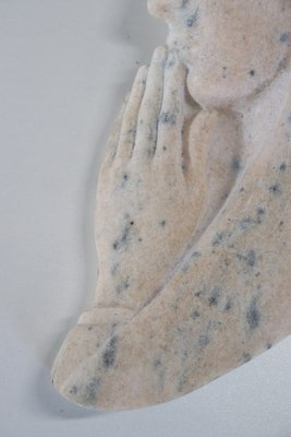 Art Deco Portugese Sculpture in Pink Marble, 1920s-DCO-1192348