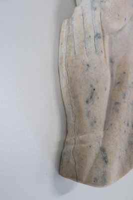 Art Deco Portugese Sculpture in Pink Marble, 1920s-DCO-1192348