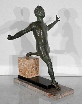 Art Deco Regula Sculpture of the Victorious Runner, Early 20th Century-RVK-1419322