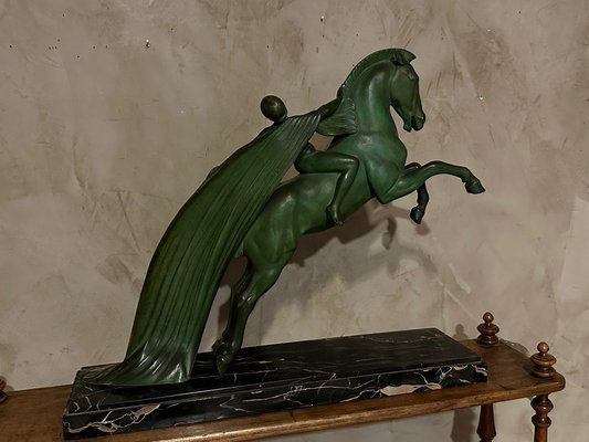 Art Deco Regulating Sculpture from Max Le Verrier, 1930-BFK-1777990