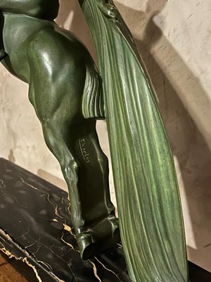 Art Deco Regulating Sculpture from Max Le Verrier, 1930-BFK-1777990