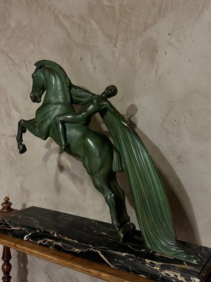 Art Deco Regulating Sculpture from Max Le Verrier, 1930-BFK-1777990