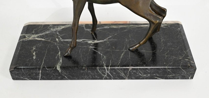 Art Deco Regulation of a Doe Sculpture-RVK-1338282