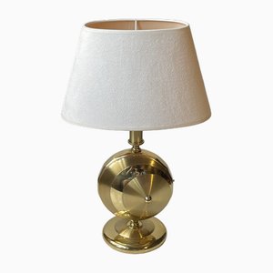 Art Deco Revival Brass Table Lamp from TS Belysning, 1980s-LCR-1776357