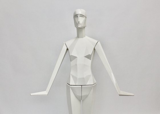 Art Deco Revival White Mannequin, France, 1980s-NB-1320831