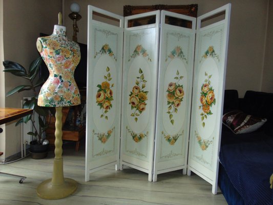 Art Deco Room Divider & Mannequin, 1920s, Set of 2-CAQ-1179169