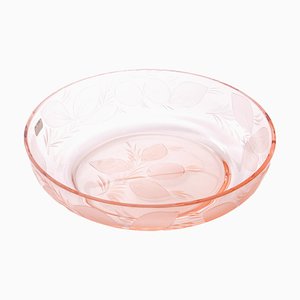 Art Deco Rosaline Glass Plate-FSD-1195798