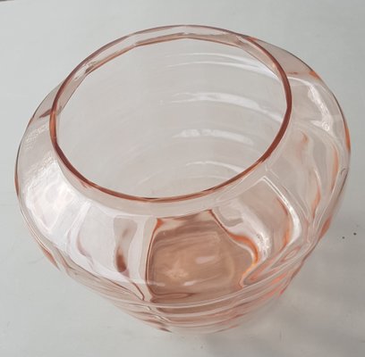 Art Deco Rosaline Glass Vase, 1920s-QDP-912647