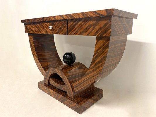 Art Deco Rosewood Console Table, 1980s-WIM-1323082