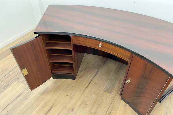 Art Deco Rosewood Desk from Villa Des Arts, Paris-VMP-1362871