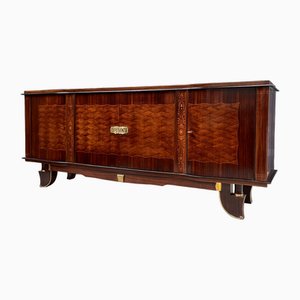 Art Deco Rosewood Sideboard in the style of Jules Leleu, 1930s-EAJ-2041787