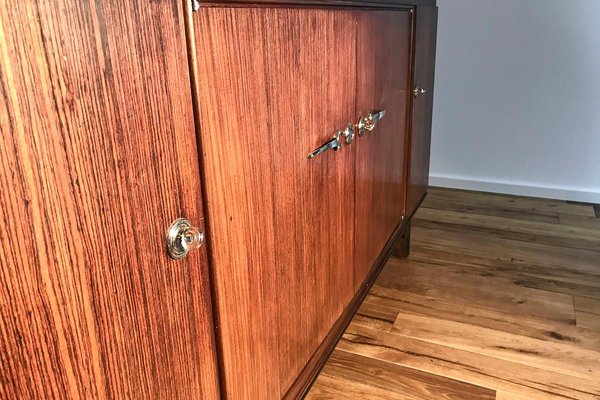 Art Deco Rosewood Sideboard on Foot, France, 1920s-VMP-1061484