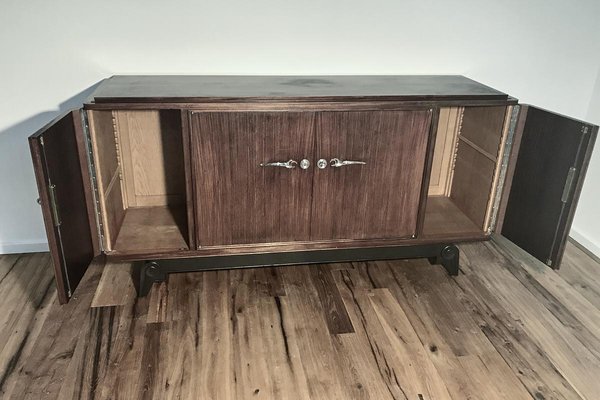 Art Deco Rosewood Sideboard on Foot, France, 1920s-VMP-1061484