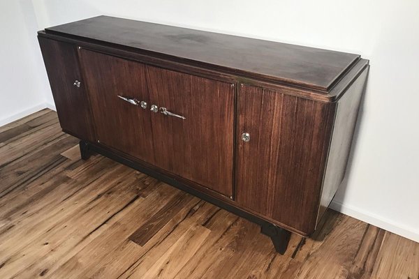 Art Deco Rosewood Sideboard on Foot, France, 1920s-VMP-1061484