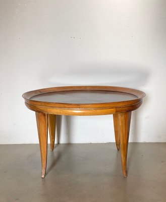 Art Deco Round Coffee Table, 1940s-NPC-1431776