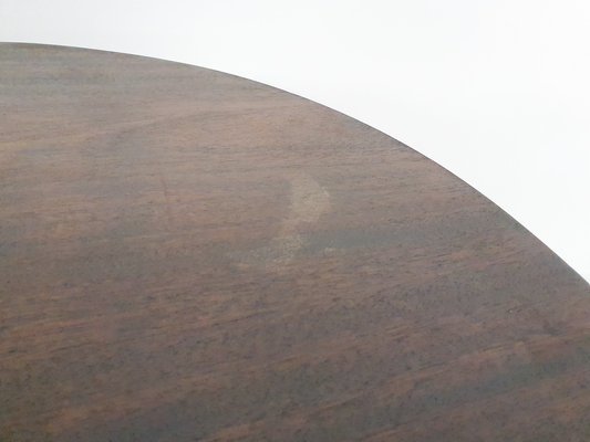 Art Deco Round Mahogany Side Table, the Netherlands, 1930s-ZO-1671637