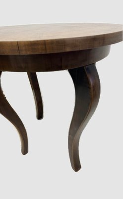 Art Deco Round Walnut Veneer Coffee Table, 1929-YBH-2027880