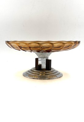 Art Deco Scaled Glass Centerpiece, France, 1930s-TXN-1420552