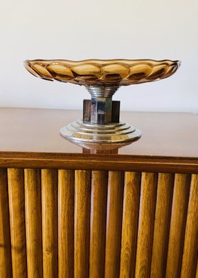 Art Deco Scaled Glass Centerpiece, France, 1930s-TXN-1420552