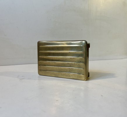 Art Deco Scandinavian Box in Brass, 1930s-LCR-1794894