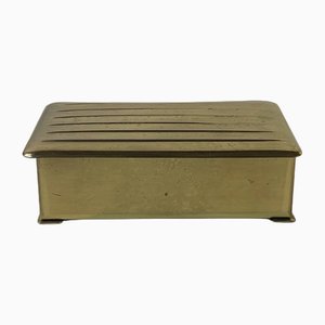 Art Deco Scandinavian Box in Brass, 1930s-LCR-1794894