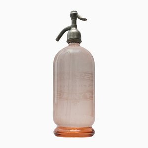 Art Deco Seltzer Rosa Soda Syphon from Freres Bellevue Hayange-RST-1320551