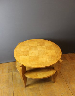 Art Deco Side Table in Birch, Norway, 1930s-BCR-1402807