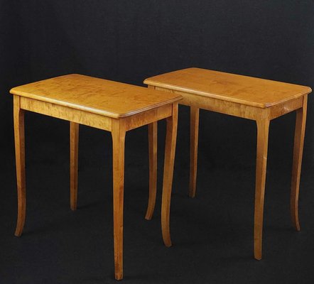 Art Deco Side Table or Bedside Tables, Set of 2-ELB-1271264