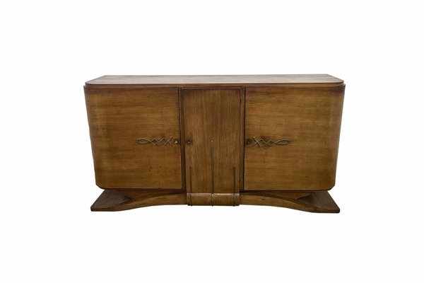 Art Deco Sideboard in Rosewood with Brass Applications, Paris, 1920s-VMP-1061499