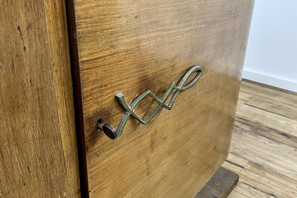 Art Deco Sideboard in Rosewood with Brass Applications, Paris, 1920s-VMP-1061499