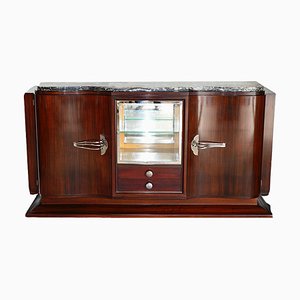 Art Deco Sideboard with Glass Cabinet-KGI-929136