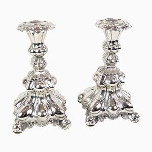 Art Deco Silver Candlesticks, 1930, Set of 2-UY-1369657